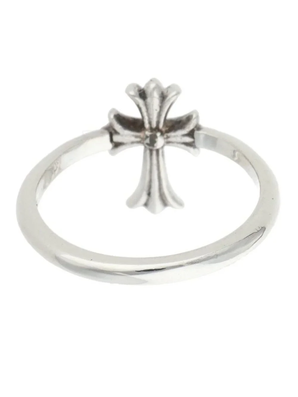 Chrome Hearts Bubblgm CH Crs Bubblegum CH Cross Silver Ring